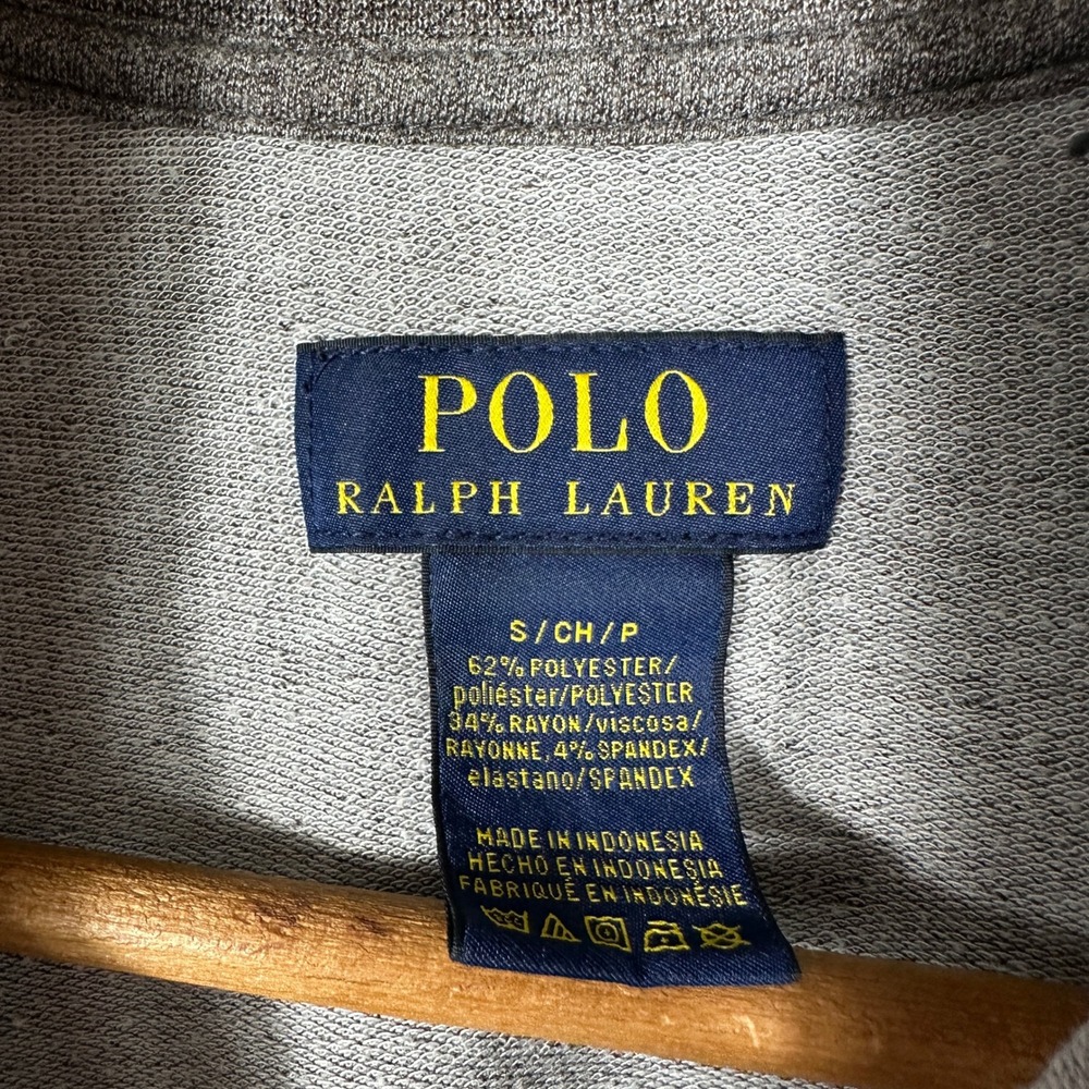 Polo Ralph Lauren Quarter Zip Pullover Mens Small Gray Heathered Knit - Picture 4 of 7